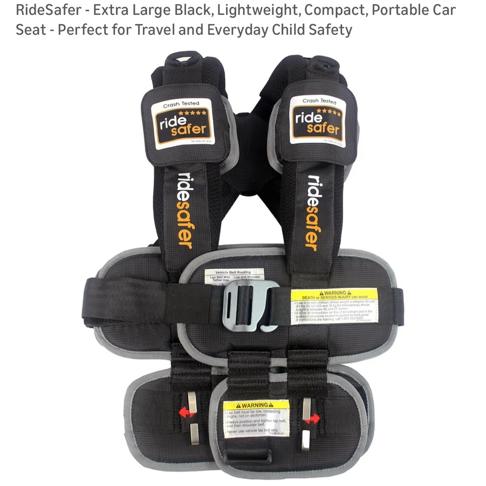 RideSafer X- LARGE PORTABLE CAR SEAT